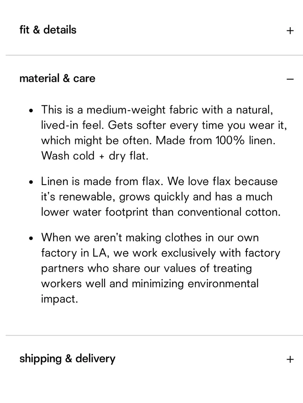 Reformation 100% linen